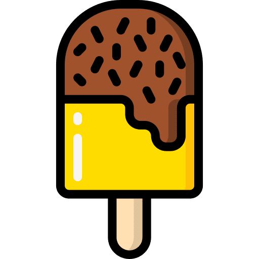 Ice lolly food and restaurant summertime sweet icon