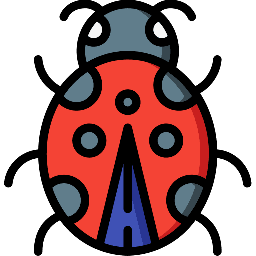 Ladybird animals insect ladybird icon