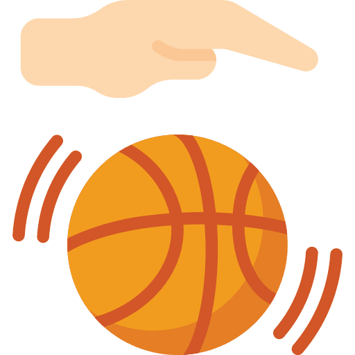 Ball basketball hand ball icon