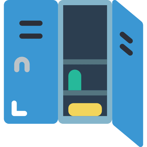 Lockers lock lockers sports and competition icon
