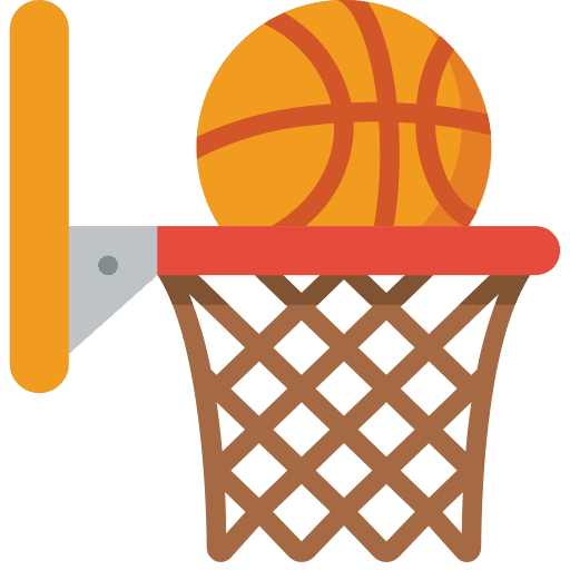 Net hoop score sports and competition icon