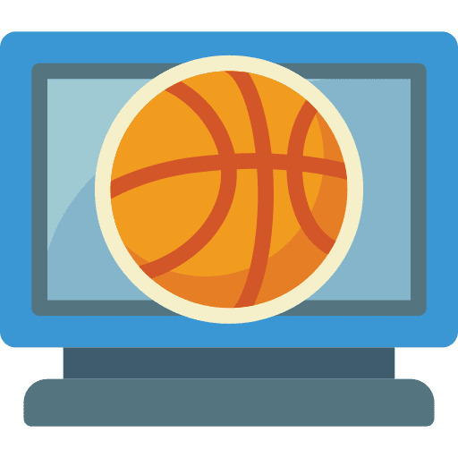 Television sports and competition game watch icon