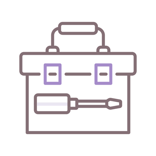 Toolbox repair box tools icon