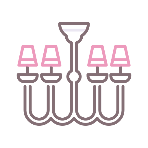 Chandelier chandelier light illumination icon