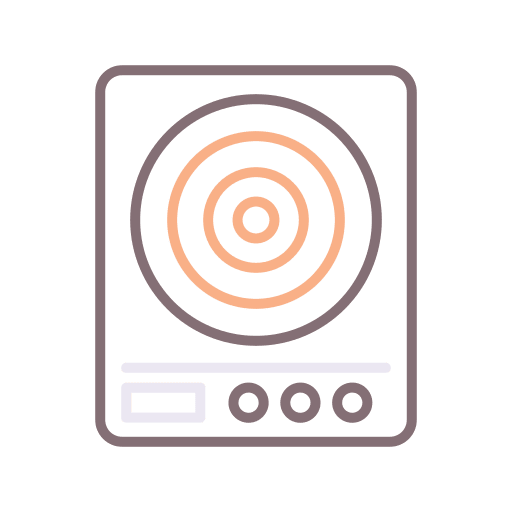 Electric stove furniture and household electric stove cooking icon