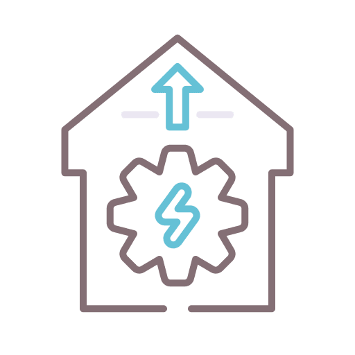 Electrical service technology electrical service smarthome icon