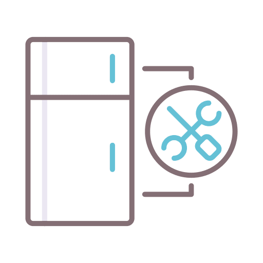 Fridge freeze kitchen cold icon