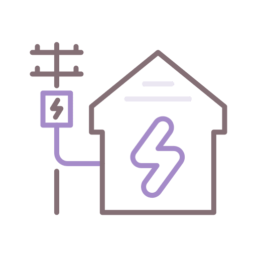 House plan electricity electronics electric icon