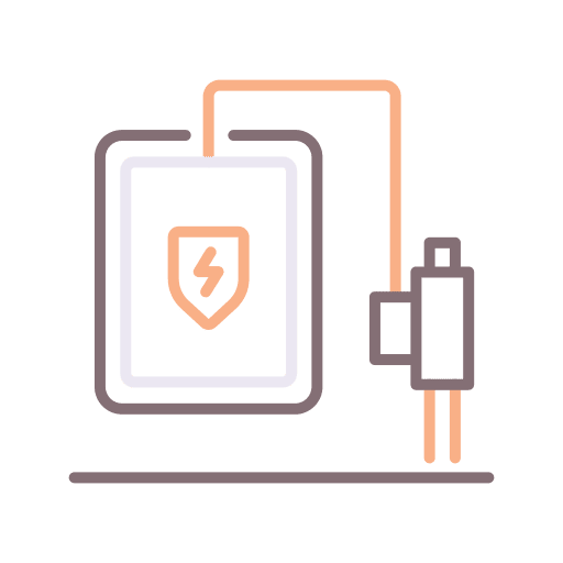 Grounding electricity technology electronics icon