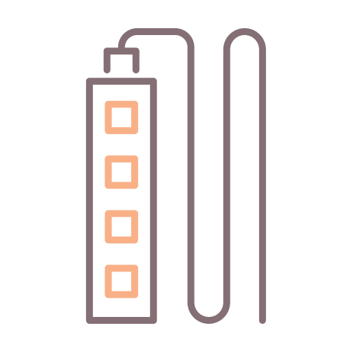 Led strip light bulb electricity led strip icon