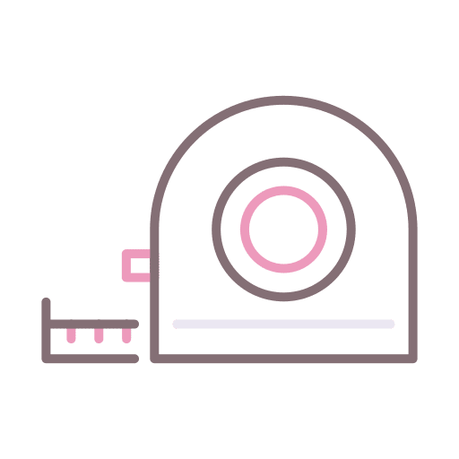 Measuring tape tape measure ruler measure tape icon