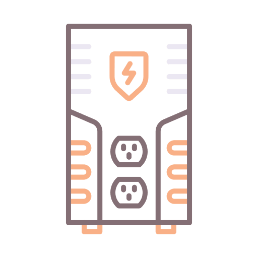 Protector plugs power cable protector icon