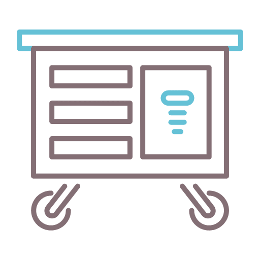 Tool box storage electronics box icon