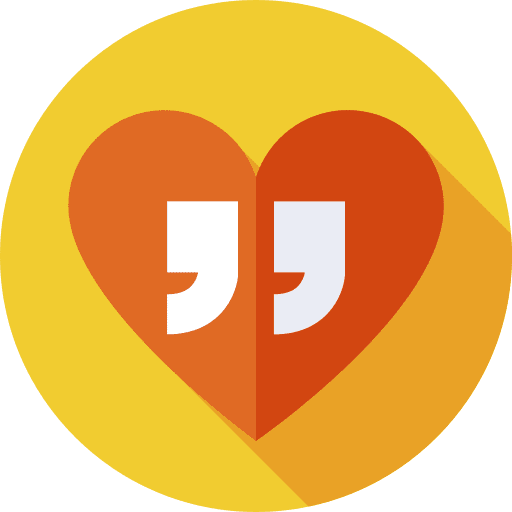 Love social media love quote icon