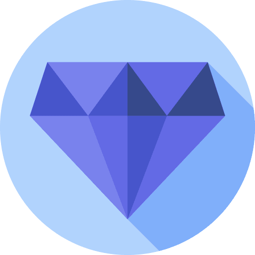 Diamond luxury jewelry social media icon