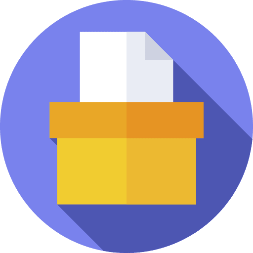 Vote politics social media stamp icon