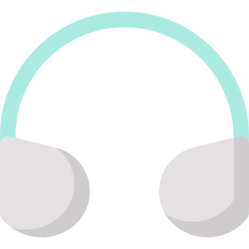 Headphones headphones music and multimedia technology icon