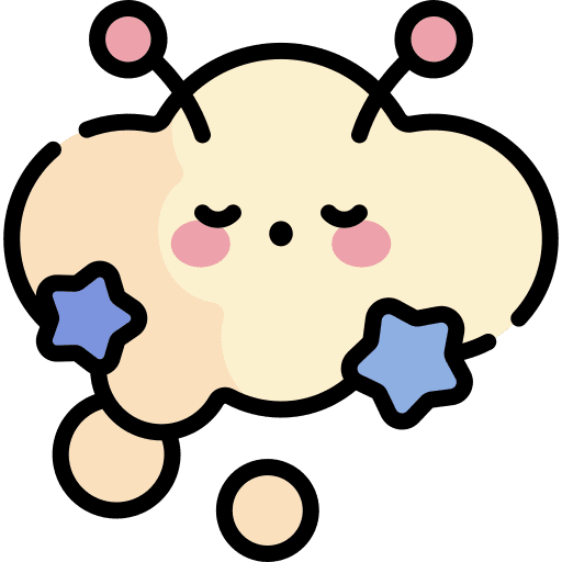 Dreaming wellness sleep dreaming icon