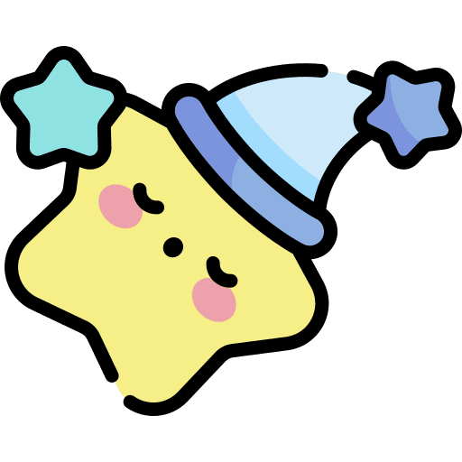 Star star sleeping rest icon
