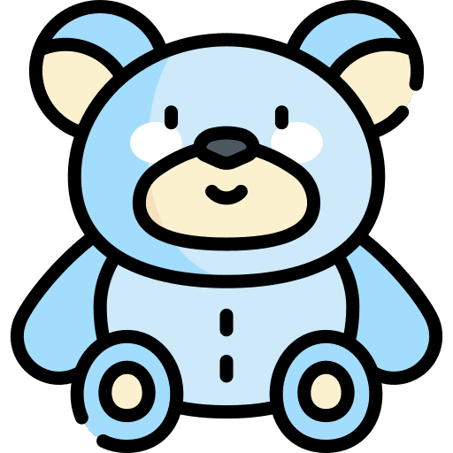 Teddy bear soft teddy bear toy icon