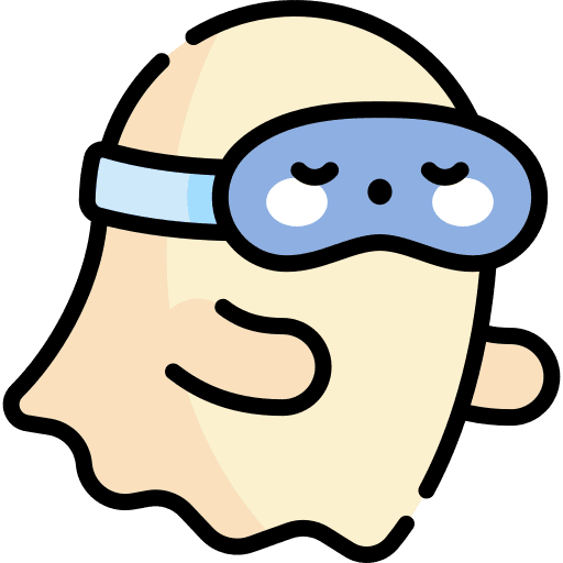 Ghost paranormal night costume icon