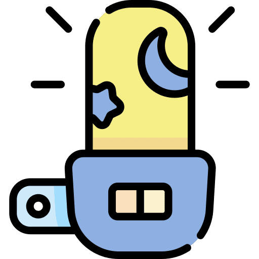 Light night light electricity icon