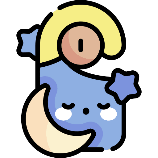 Door hanger door hanger sleep tools and utensils icon