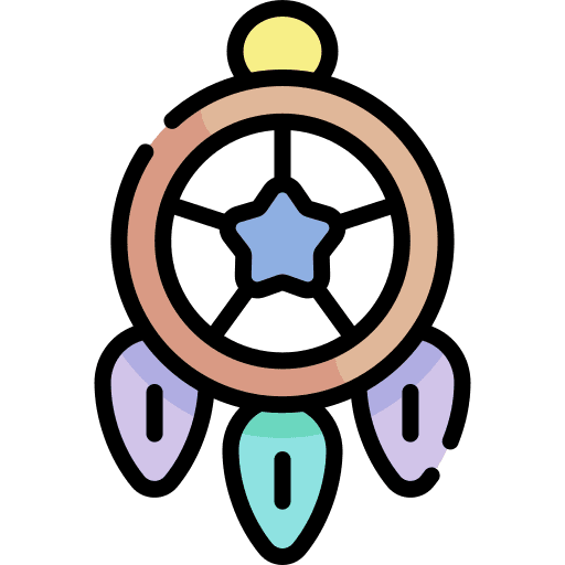 Dreamcatcher adornment dreamcatcher ornamental icon