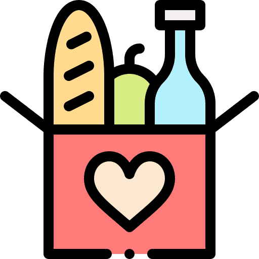 Food donation donation food supermarket icon