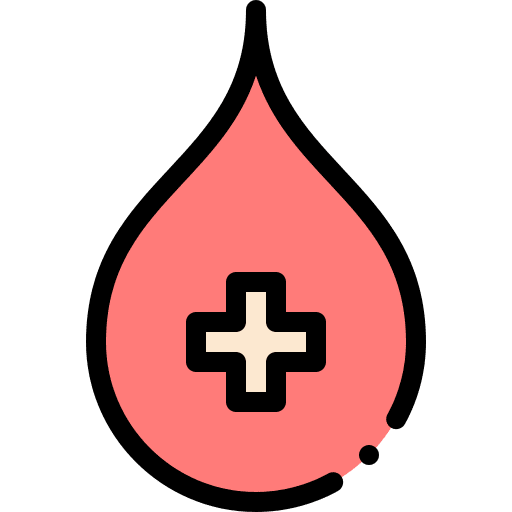 Blood donation blood transfusion healthcare and medical drop icon