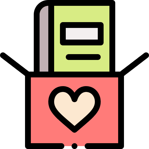 Book box education donation icon