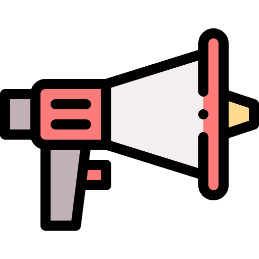 Marketing advertising loud market icon