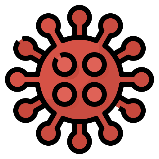 Coronavirus safety protective virus icon