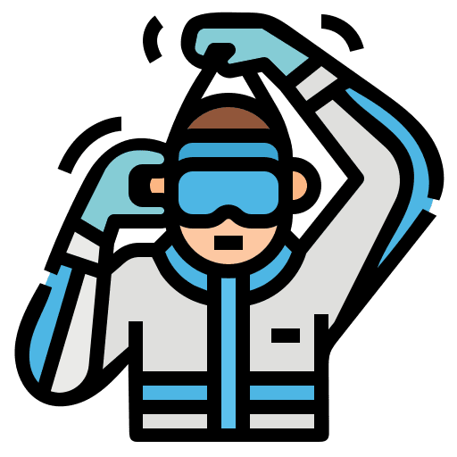 Goggle safety virus covid 19 icon