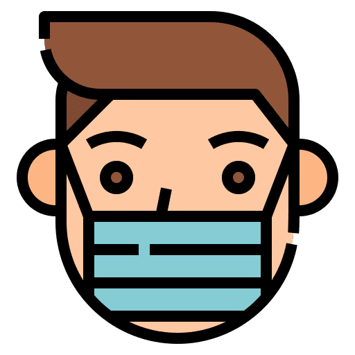 Mask disease healthcare and medical covid 19 icon