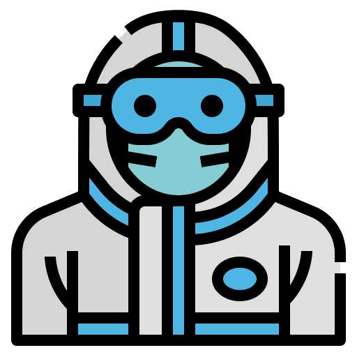 Protective wear coronavirus safety covid icon