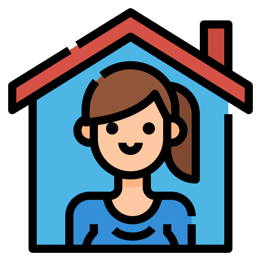 Stay at home stay at home healthcare and medical coronavirus icon