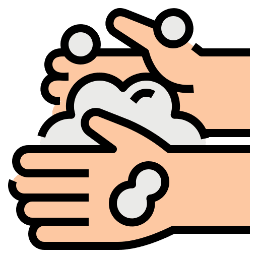Wash your hands virus healthcare and medical covid 19 icon