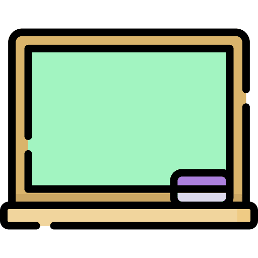 Blackboard chalkboard blackboard school icon