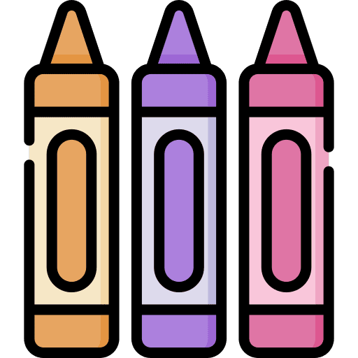 Crayons crayon painting crayons icon