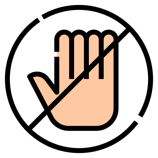 Do not touch covid covid 19 disease icon