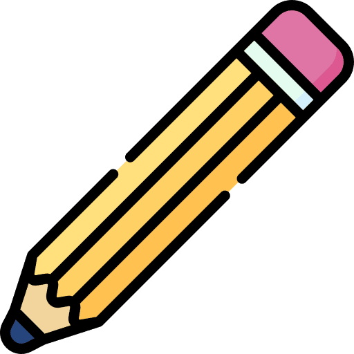 Pencil study school pencils icon
