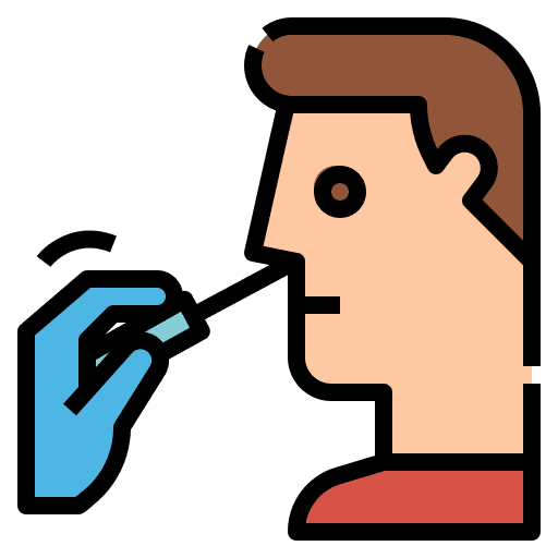 Testing healthcare and medical virus covid 19 icon