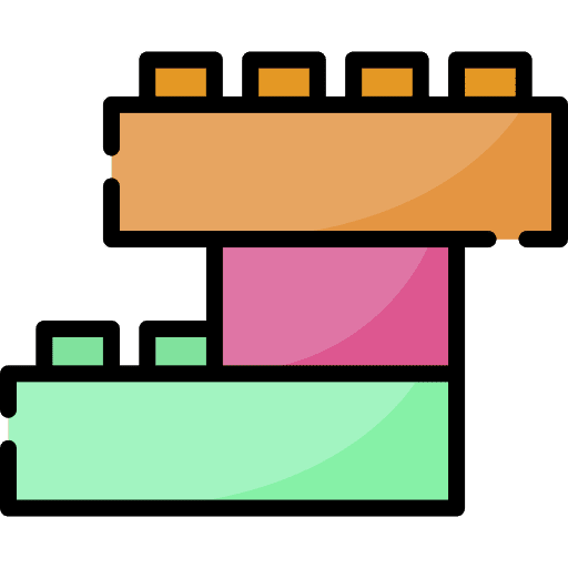 Bricks education child brick icon