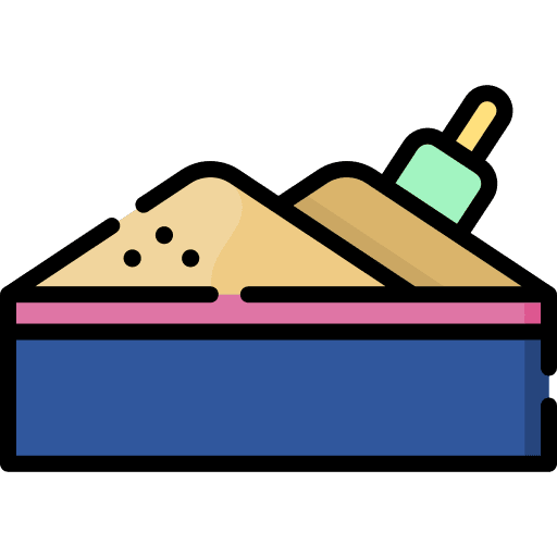 Sandbox park summer summertime icon