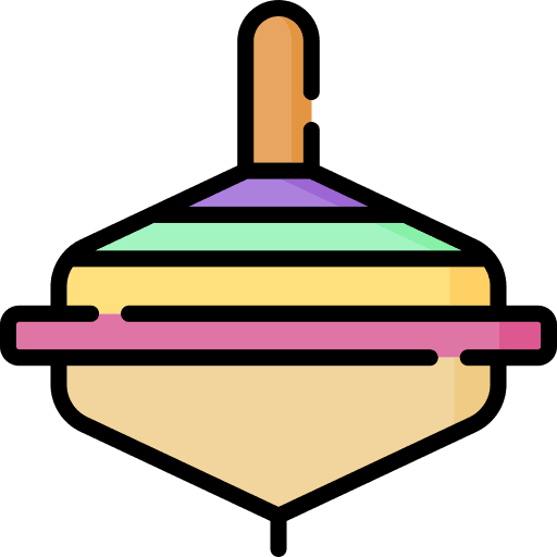 Spinning top top spin spinning top icon