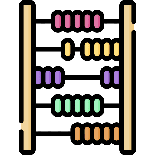 Abacus maths calculator mathematics icon