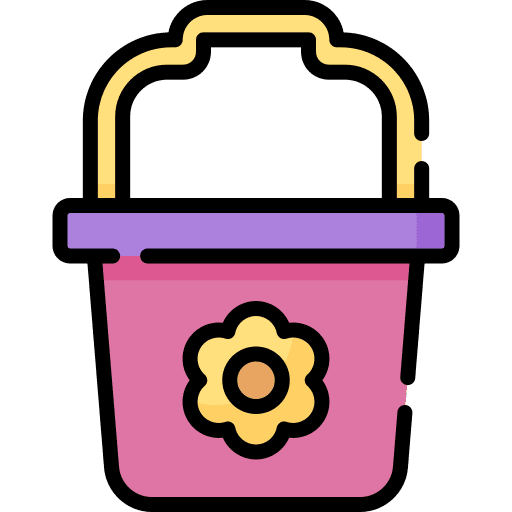 Bucket pail bucket tools and utensils icon