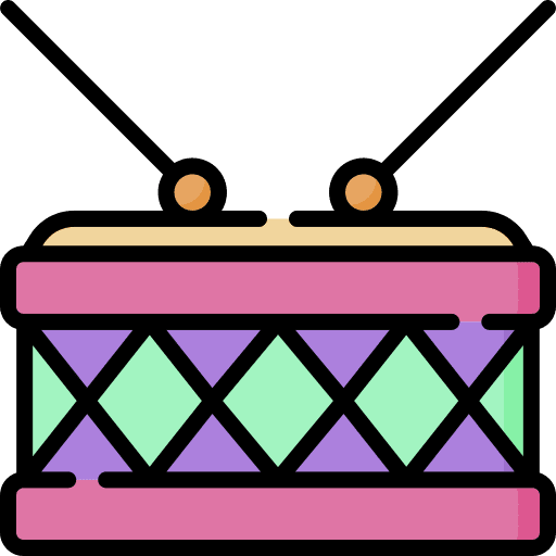 Drum drumstick drum musical instrument icon