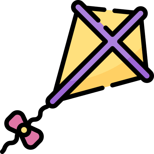 Kite recreation leisure kid and baby icon